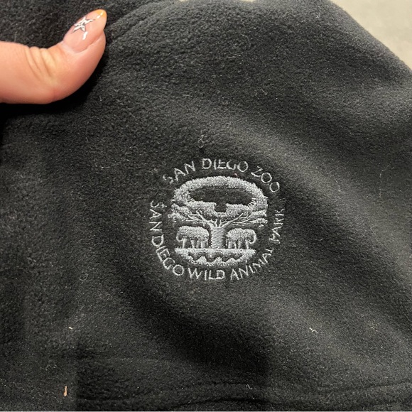 San Diego Zoo Zip Up Fleece NWT - Picture 4 of 4